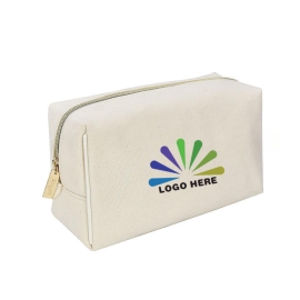 Canvas cosmetic makeup bag