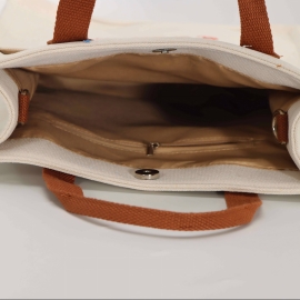 Hand-held canvas computer bag