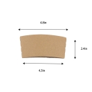 Kraft Corrugated Paper Cup Sleeve