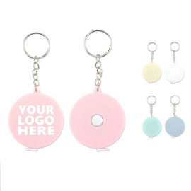 Round Tape Measure Keychain