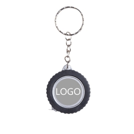 Tire Shape Tape Measure Keychain