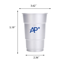 Stadium aluminum cup
