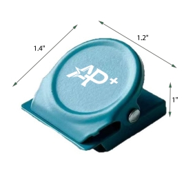 Magnetic clip for office supplies