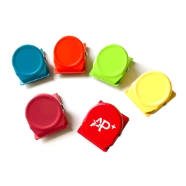 Magnetic clip for office supplies