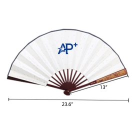 13-inch silk fan in Chinese style