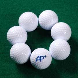 Customizable logo double-layer or triple-layer golf balls