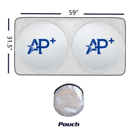 Car double-ring sunshade