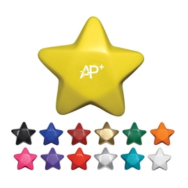 Custom PU  Star Plush Squeeze Stress Relief Toy