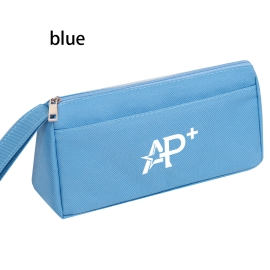 Stylish Logo-Print Pencil Case Minimalist Design