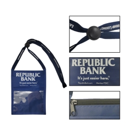 PVC ID Card Neck Lanyard Holder