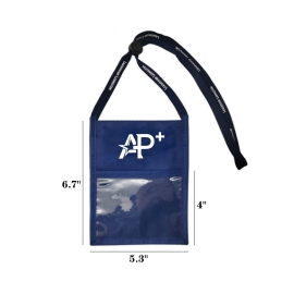PVC ID Card Neck Lanyard Holder