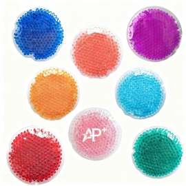 Circular absorbent beads cold and hot compress bag stress-relieving toy