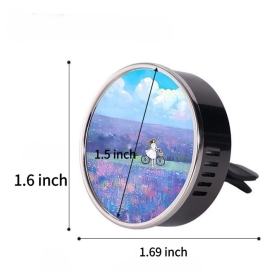 Custom Heat Transfer Car Vent Clips