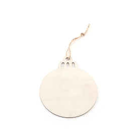 Christmas Hat-Shaped Wooden Hanging Ornament