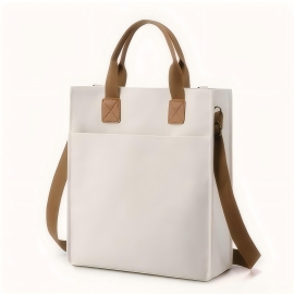 3D Structured Canvas Tote Bag (Custom Logo Available)