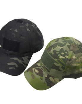 Men’s Tactical CP Camo Baseball Cap with Velcro Patch