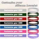 Custom Silicone Wristbands (Print/Engrave/Emboss/Deboss)