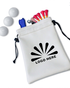 Portable Golf Tee Pouch with Waist Clip